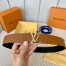 Louis Vuitton LV Rays 40mm Reversible Belt In Brown Leather M0630V