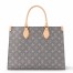 Louis Vuitton OnTheGo MM Bag in Grey Monogram Canvas M12415