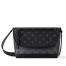 Louis Vuitton Pulse Messenger Bag in Monogram Eclipse Canvas M12681