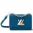 Louis Vuitton Twist PM Bag In Blue Epi Leather M21033
