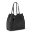 Louis Vuitton Blossom MM Bag In Black Mahina Leather M21851