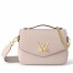 Louis Vuitton Oxford Lockme Bag in Greige Leather M22792