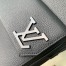 Louis Vuitton Pilot Slingbag in Black LV Aerogram Leather M23736