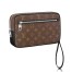 Louis Vuitton Kasai Clutch In Monogram Macassar Canvas M42838