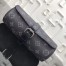 Louis Vuitton 3 Watch Case In Monogram Eclipse Canvas M43385