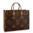Louis Vuitton OnTheGo GM Bag In Giant Monogram Reverse Canvas M45320