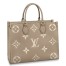 Louis Vuitton OnTheGo MM Bag In Bicolor Empreinte Leather M45494