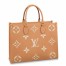 Louis Vuitton OnTheGo MM Bag In Bicolor Monogram Empreinte Leather M45982