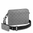 Louis Vuitton Duo Messenger In Monogram Shadow Leather M46104
