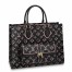 Louis Vuitton OnTheGo MM Bag In Black Monogram Canvas M46154