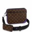 Louis Vuitton Trio Messenger Bag In Monogram Macassar Canvas M46266
