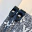 Louis Vuitton OnTheGo MM Bag In Grey Monogram Denim M46448