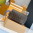 Louis Vuitton Dopp Kit Toilet Pouch in Monogram Macassar Canvas M46763