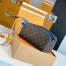 Louis Vuitton Dopp Kit Toilet Pouch in Monogram Macassar Canvas M46763