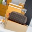 Louis Vuitton Dopp Kit Toilet Pouch in Monogram Macassar Canvas M46765