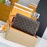Louis Vuitton Dopp Kit Toilet Pouch in Monogram Macassar Canvas M46765