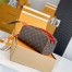Louis Vuitton Dopp Kit Toilet Pouch in Monogram Macassar Canvas M46765