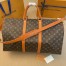 Louis Vuitton Keepall Bandouliere 50 Bag in Monogram Macassar Canvas M46770