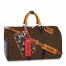 Louis Vuitton Keepall Bandouliere 50 Patchwork Bag M56855