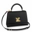 Louis Vuitton Twist One Handle Handbag In Black Leather M57090