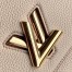 Louis Vuitton Twist One Handle Handbag In Greige Leather M57092