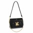 Louis Vuitton Twist MM Bag in Black Lambskin with Studs M59029