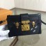 Louis Vuitton Petite Malle Bag In Black Epi Leather M59179