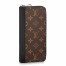 Louis Vuitton Zippy Vertical Wallet In Monogram Macassar Canvas M60109