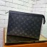 Louis Vuitton Pochette Voyage MM In Monogram Eclipse Canvas M61692