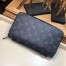Louis Vuitton Zippy XL Wallet In Monogram Eclipse Canvas M61698