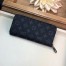 Louis Vuitton Zippy Wallet Vertical In Monogram Eclipse Canvas M62295