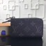 Louis Vuitton Car Key Case In Monogram Eclipse Canvas M64430