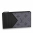 Louis Vuitton Coin Card Holder In Monogram Eclipse Canvas M69533
