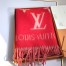 Louis Vuitton Red Reykjavik Scarf M70813