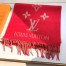 Louis Vuitton Red Reykjavik Scarf M70813