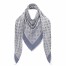 Louis Vuitton Light Blue Monogram Denim Shawl M71382