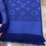 Louis Vuitton Blue Monogram Shawl M72412