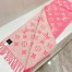Louis Vuitton Pink Daily LV Scarf M76699