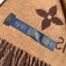 Louis Vuitton Dark Brown Reykjavik Scarf M78125