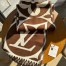 Louis Vuitton Brown LV Medallion Scarf M79215