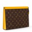 Louis Vuitton Pochette Voyage MM in Monogram Macassar Canvas M82860