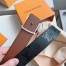 Louis Vuitton LV Pyramide 40mm Reversible Belt M9346S