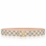 Louis Vuitton LV Initiales 40MM Belt In Damier Azur Canvas M9609W