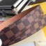 Louis Vuitton Mini 25MM Belt In Damier Ebene Canvas M9744V
