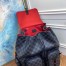 Louis Vuitton Utility Backpack In Damier Graphite Canvas N40279