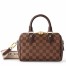 Louis Vuitton Speedy Bandouliere 20 Bag in Damier Ebene Canvas N40489