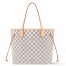 Louis Vuitton Neverfull MM Bag in Damier Azur Canvas N40603