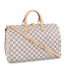 Louis Vuitton Speedy Bandoulière 35 Bag In Damier Azur Canvas N41372