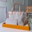 Louis Vuitton Neverfull MM Bag In Damier Azur Canvas N41605