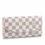 Louis Vuitton Emilie Wallet In Damier Azur Canvas N41625 